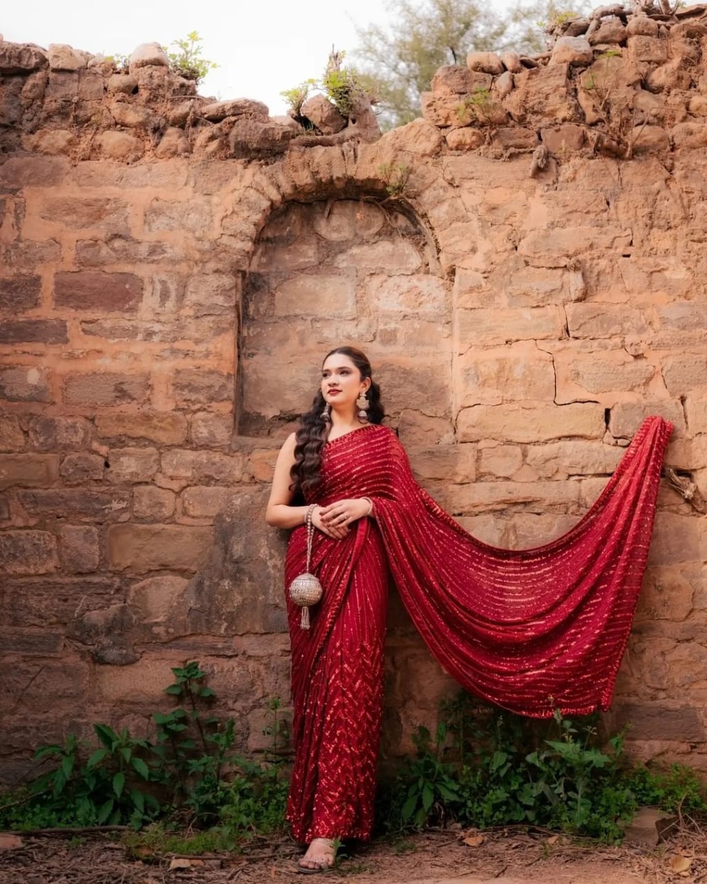 Georgette Saree Nature Online